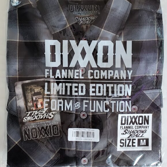 DIXXON x SHADOWS FALL Collab Limited Edition Flannel Shirt - Men's M - Picture 9 of 11